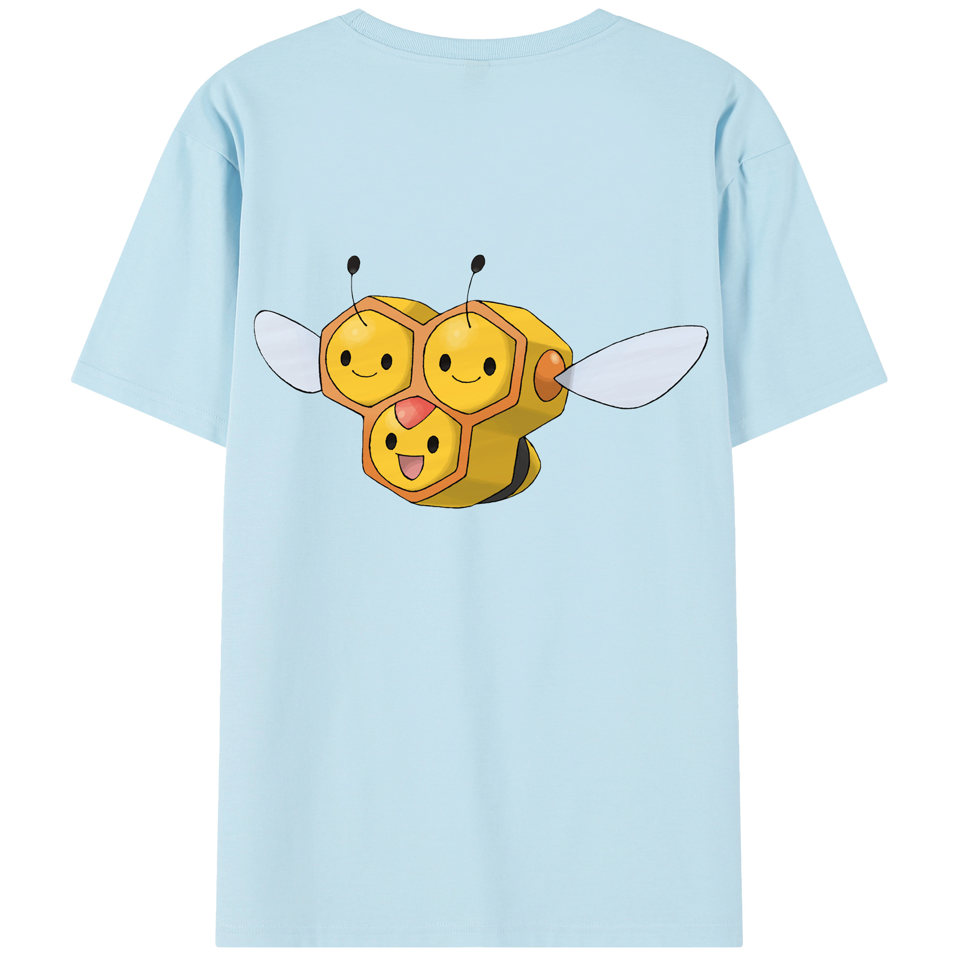 （画像用） ポケットモンスター Pokémon 綿100％半袖Tシャツ（背面プリント）